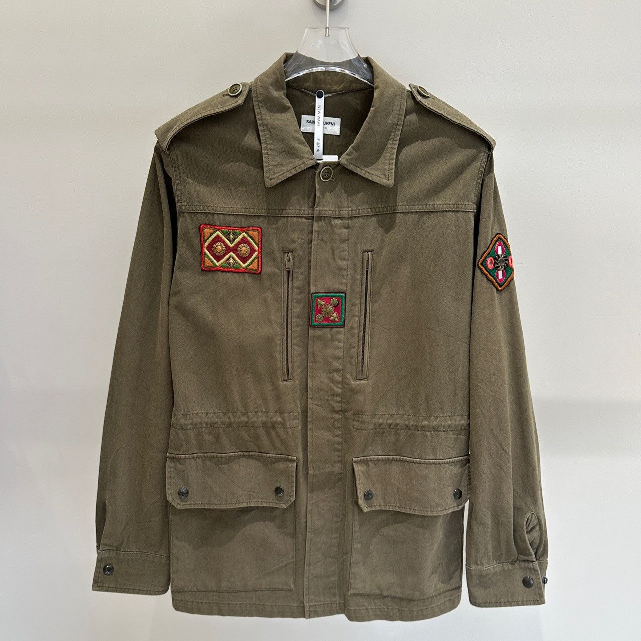 Saint Laurent Paris × Yves Saint Laurent Saint Laurent 2017 embroidery parkas jacket Size US S / EU 44-46 / 1 - 2 Thumbnail