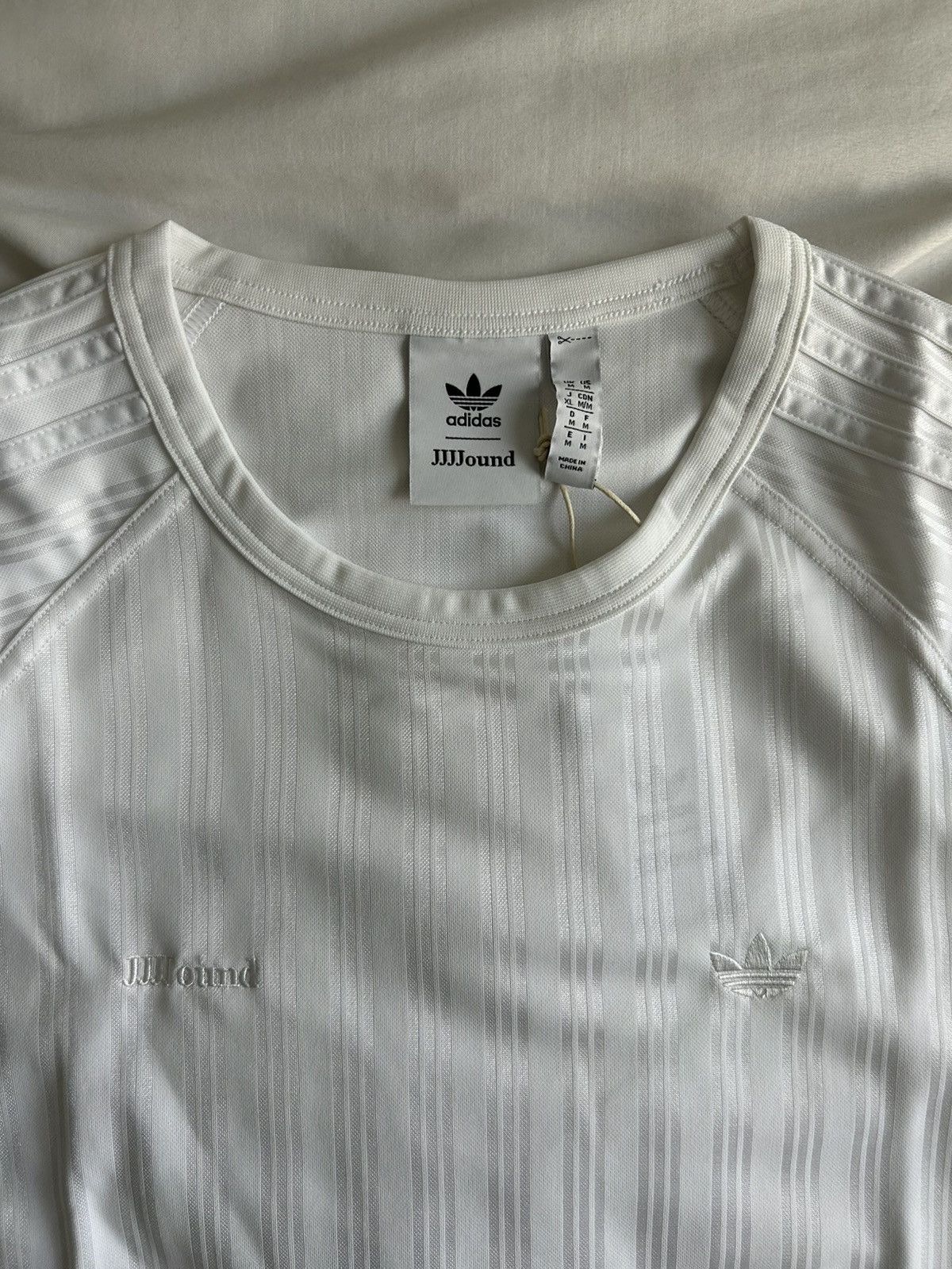 Adidas × JJJJound Adidas Jjjjound Football Jersey Soccer White Size US M / EU 48-50 / 2 - 3 Thumbnail