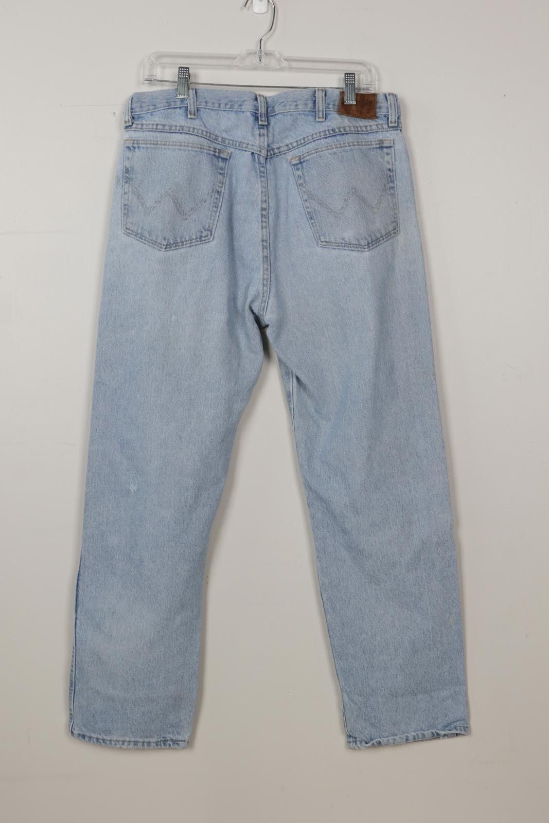 Wrangler 90's Wrangler Blues Light Wash Straight-Leg Jeans Size US 34 / EU 50 - 2 Thumbnail