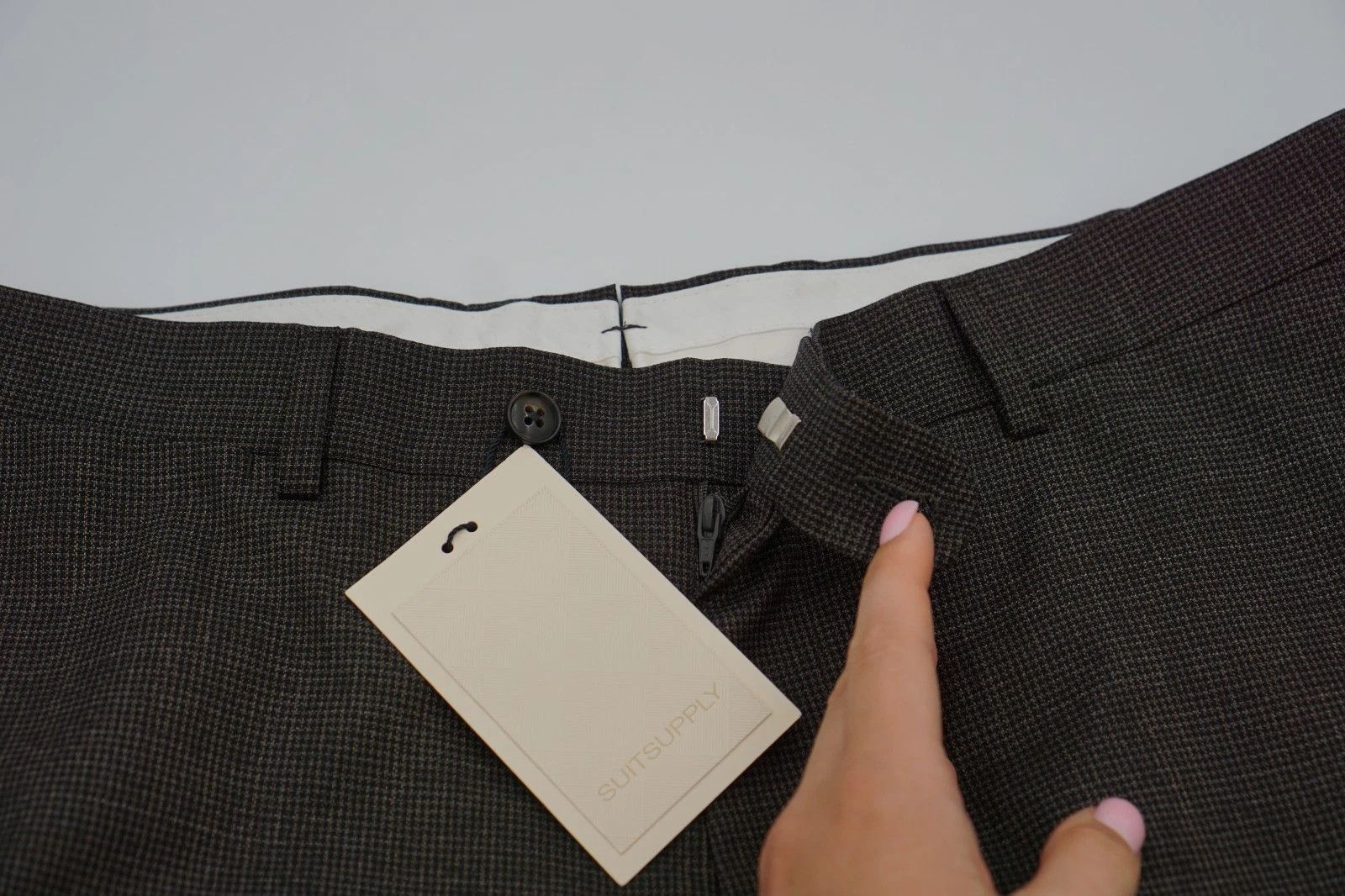 Suitsupply Men Suitsupply Pants Rustic Tropical Brown Brescia US42S Size 42S - 3 Thumbnail
