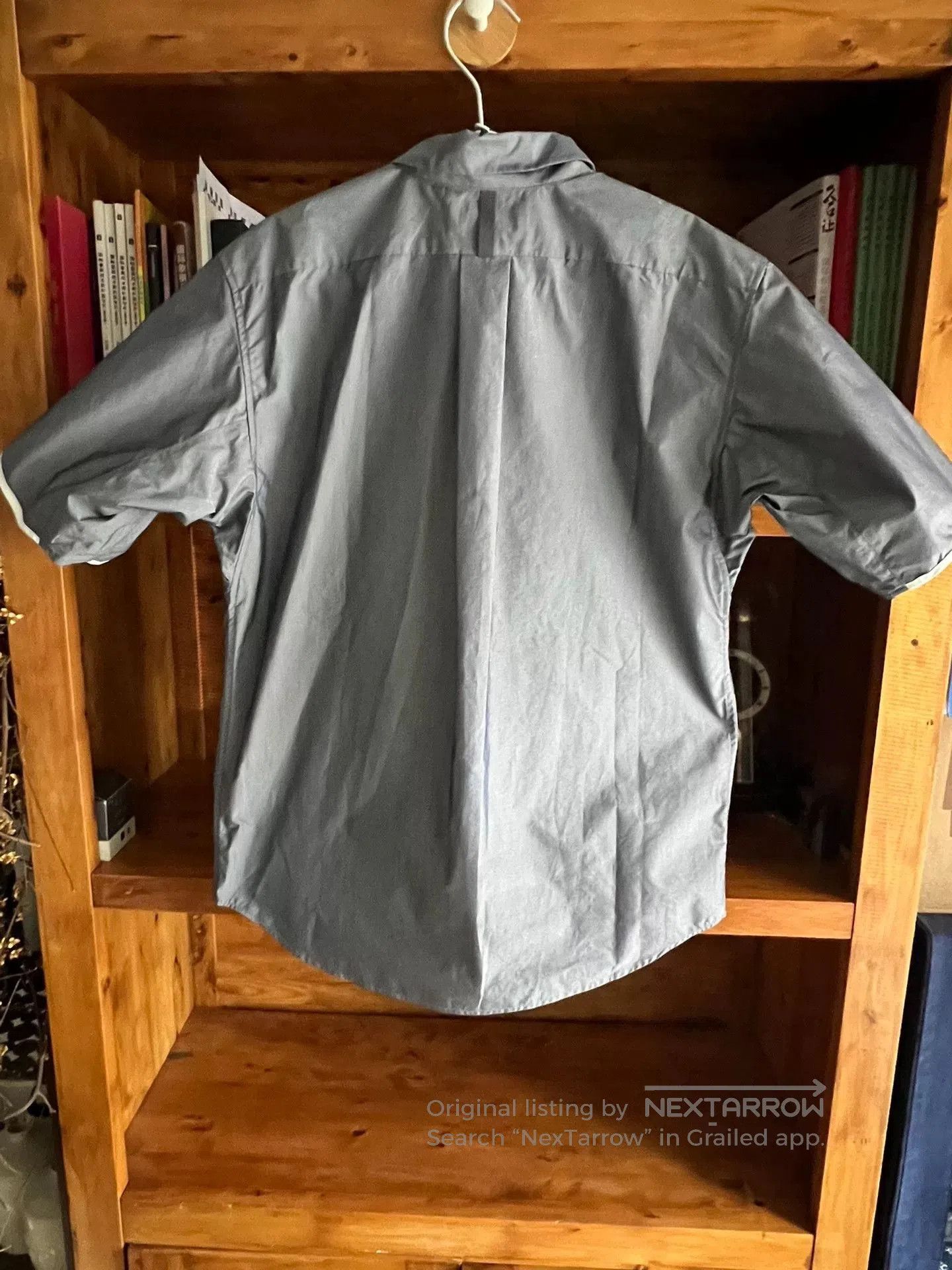 Nanamica gray blue short sleeve shirt for summer. Size US S / EU 44-46 / 1 - 6 Thumbnail