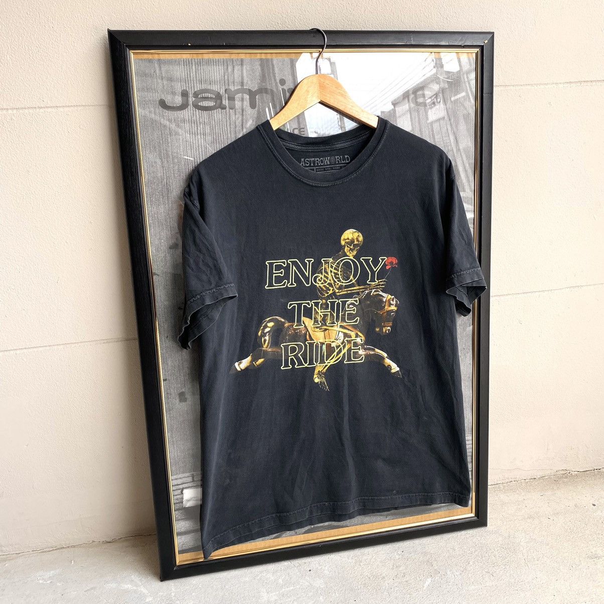 Rap Tees Travis Scott “Enjoy The Ride Tee (DDP / No Import Fees) Size US M / EU 48-50 / 2 - 2 Thumbnail