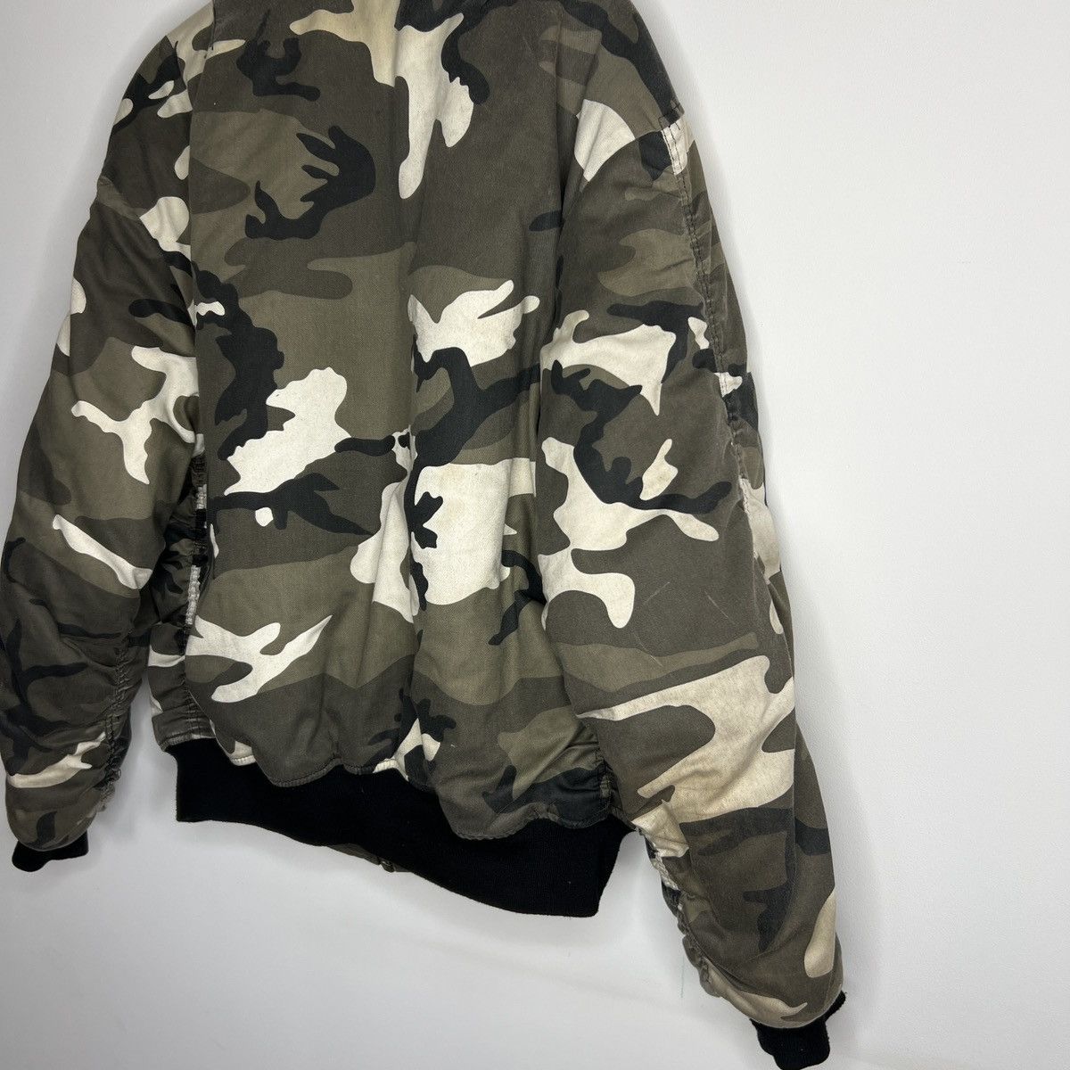 Vintage MA 1 FLYERS ARMY BOMBER JACKET TRAVIS SCOTT STYLE Size US L / EU 52-54 / 3 - 9 Thumbnail