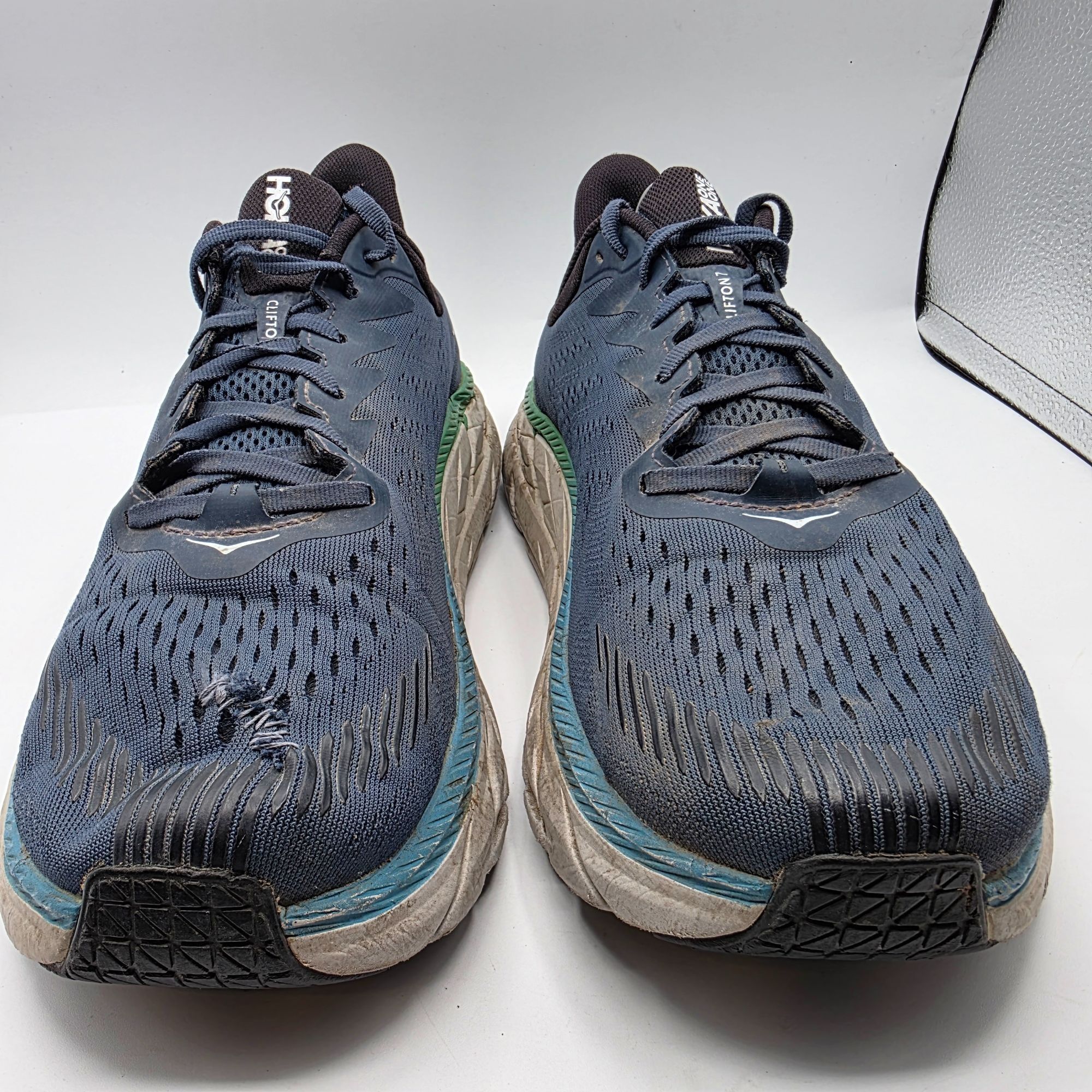 Hoka Hoka One One Mens Size 12 2E Blue Athletic Shoes Running Wal Size US 12 / EU 45 - 13 Thumbnail