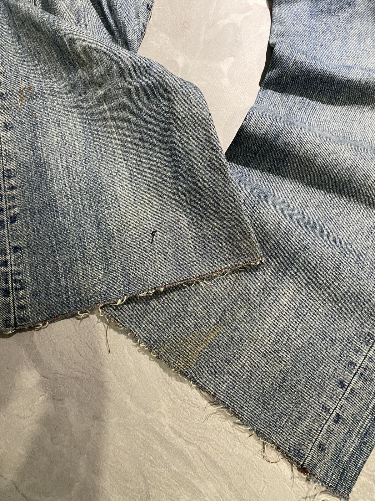 Vintage Vintage Washed Flare Denim Light Fade Grunge Style Size US 32 / EU 48 - 5 Thumbnail