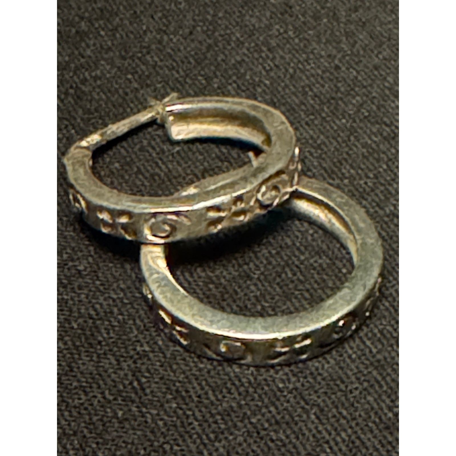 Other Vintage 925 Sterling Silver Hoop Earrings Size ONE SIZE - 1 Thumbnail