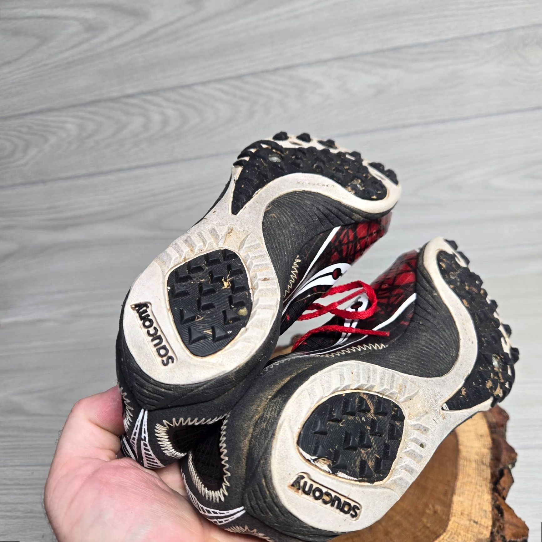 Saucony Saucony Shay XC3 Spike Red Black White Track Cross Country 20152-1 Adult Mens 10 Shoes Sneakers Cross Size US 10 / EU 43 - 7 Thumbnail