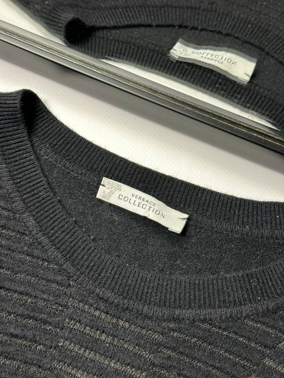 Versace Versace Metal Medusa Logo Viscosa /Wool Knit Jumper Sweater Size US L / EU 52-54 / 3 - 5 Thumbnail