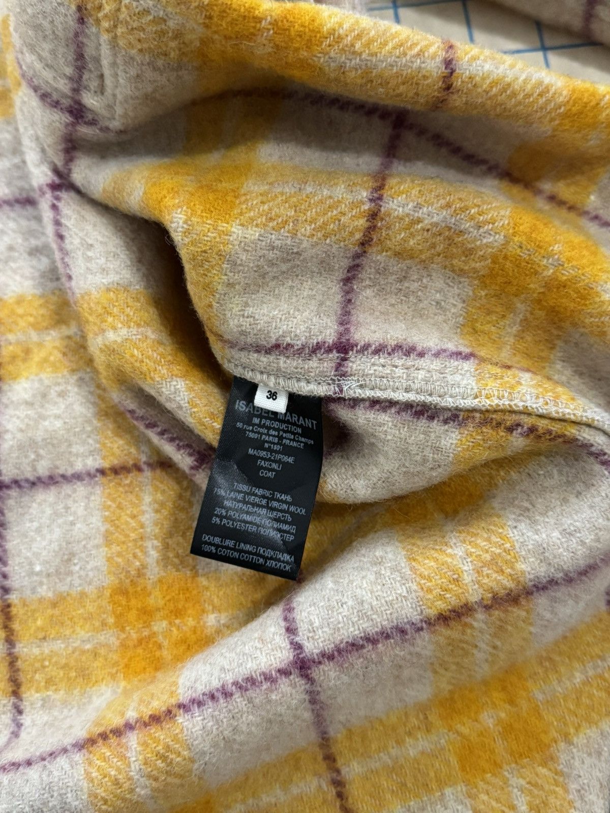 Isabel Marant Etoile NWT Isabel Etoile Marant Yellow Faxonli Wool Shacket Size 36 Size M / US 6-8 / IT 42-44 - 11 Thumbnail