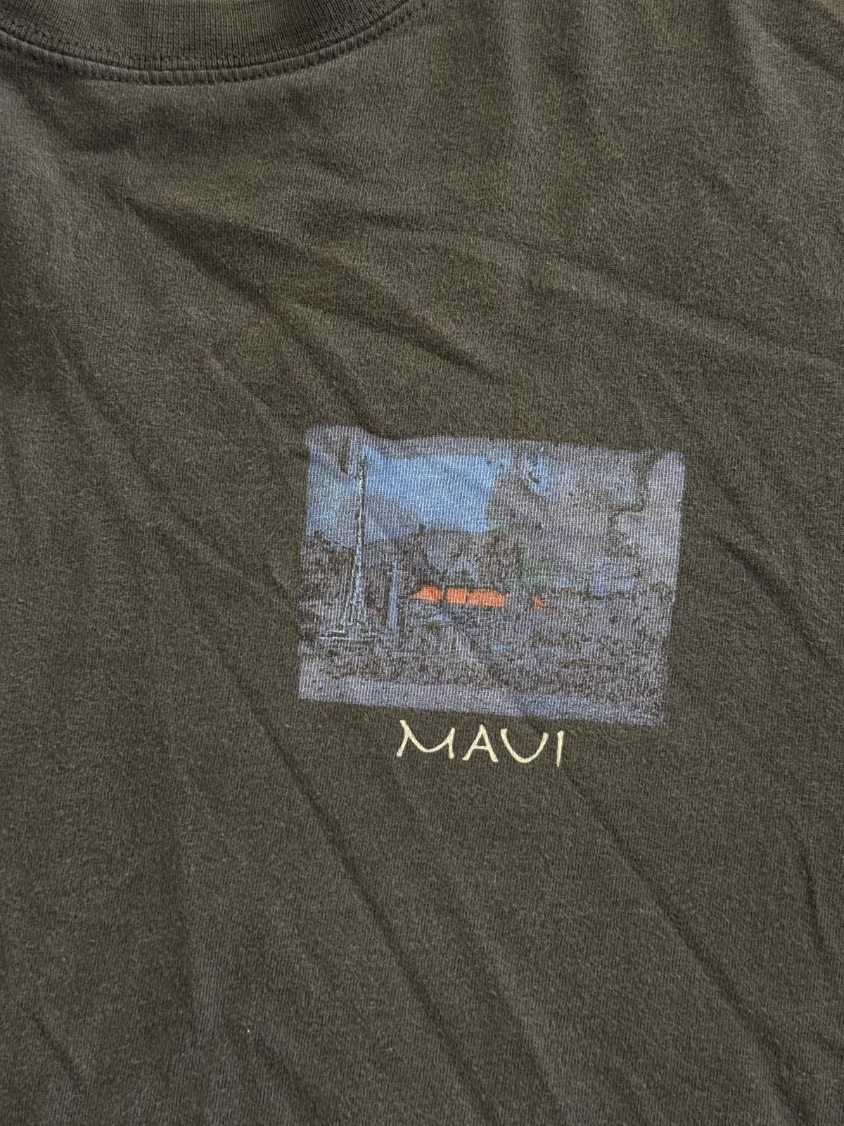 Designer Faded Lahaina Maui Hawaii T-shirt Crazy Shirt Melted Photo M Size US M / EU 48-50 / 2 - 6 Thumbnail