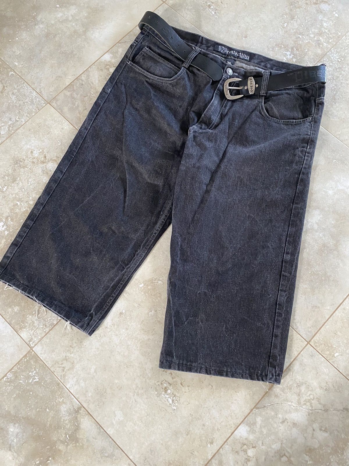 Southpole Vintage Rare SouthPole Baggy Shorts Rap Size 38 Navy Black Size US 38 / EU 54 - 4 Thumbnail