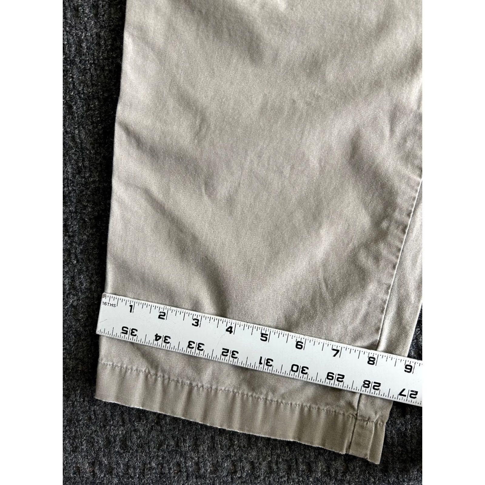 Patagonia VINTAGE Patagonia Men’s Chino Pants Green 33 Flat Front Organic Cotton Outdoor Size US 33 - 7 Thumbnail