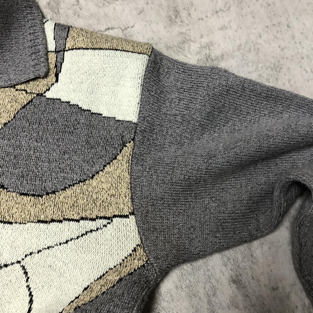 Other Grey & cream argyle sweater with a unique design argyle Size US XL / EU 56 / 4 - 3 Thumbnail