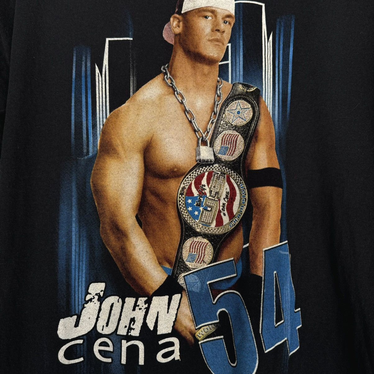 Vintage Vintage John Cena 54 Wrestling Euro Bootleg T Shirt Size US M / EU 48-50 / 2 - 4 Thumbnail