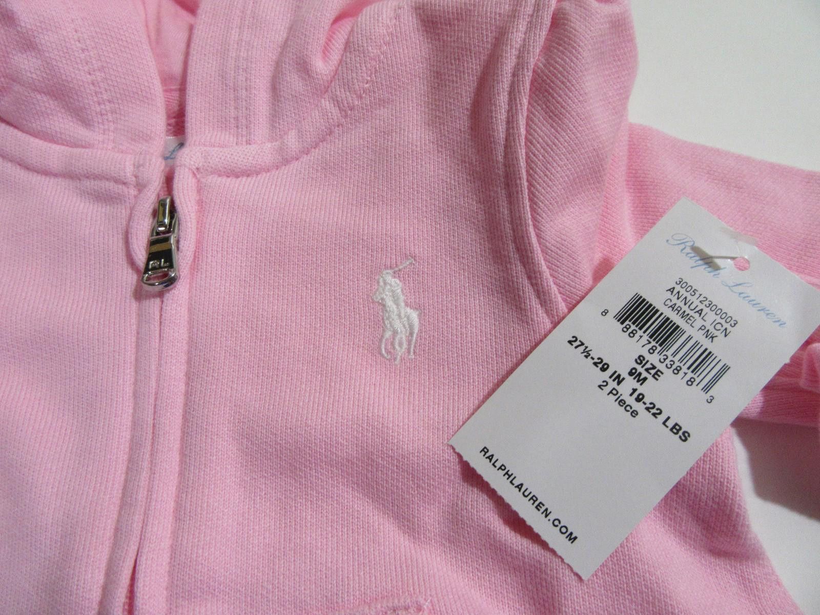 Polo Ralph Lauren Polo Ralph Lauren Baby Girls 2 Pc. Outfit Set Pink 9M Size ONE SIZE - 3 Thumbnail