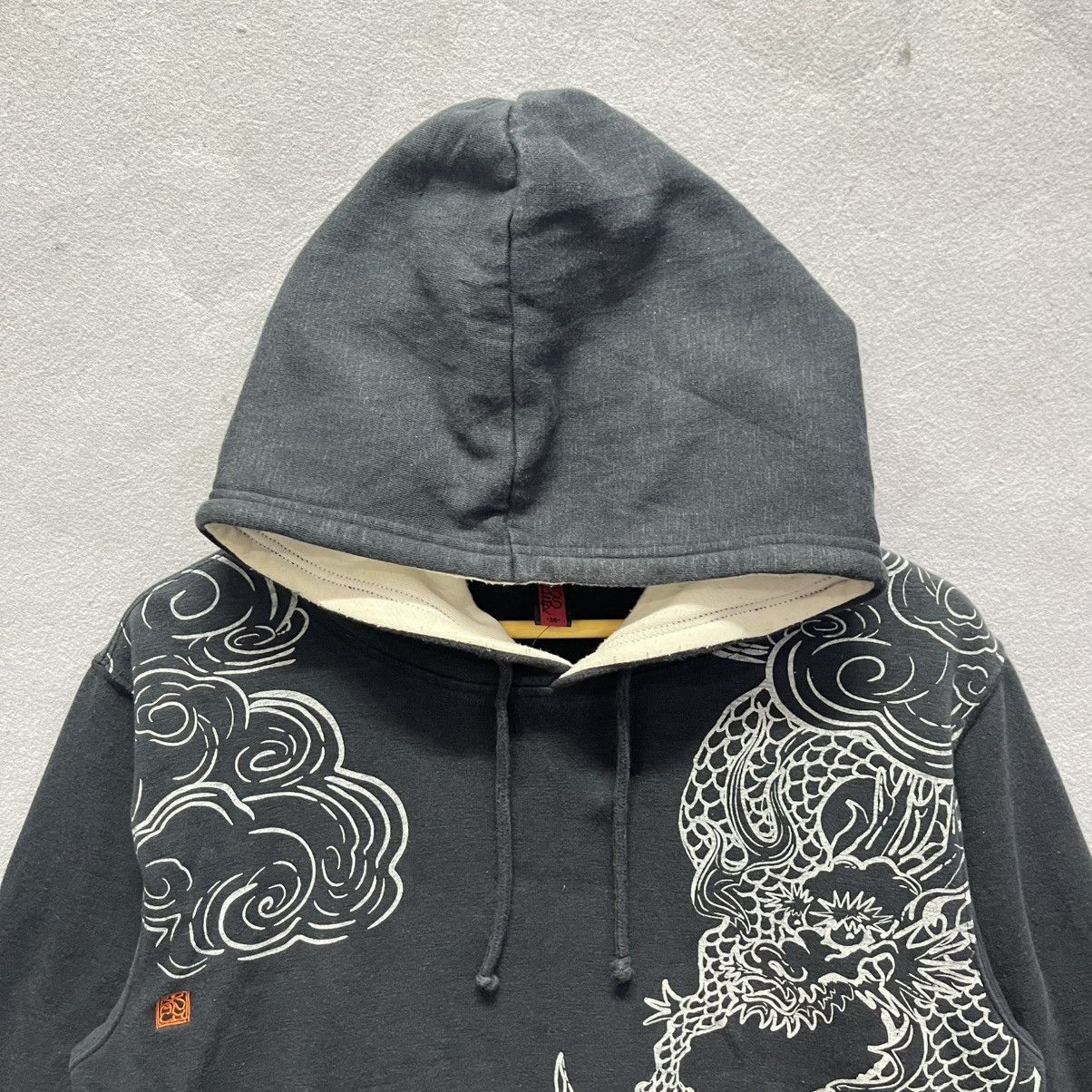 Japanese Brand Vintage Hither Grass Dragon Hoodie – Japanese Streetwear Size US M / EU 48-50 / 2 - 2 Thumbnail
