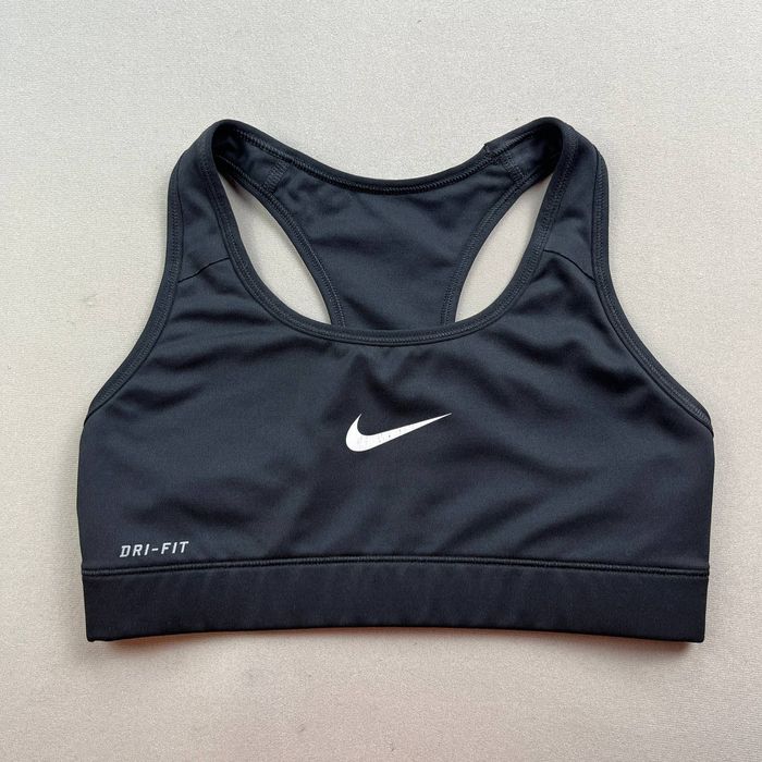 Nike, Tops, Nike Sports Bra Black Medium Racerback Very Good Preowned  Condition 08