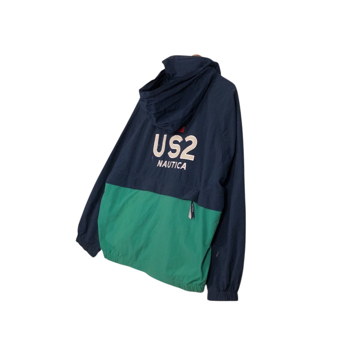 Nautica 📌Vintage Bomber Jacket Nautica Big Logo Back Hit Size US L / EU 52-54 / 3 - 13 Thumbnail