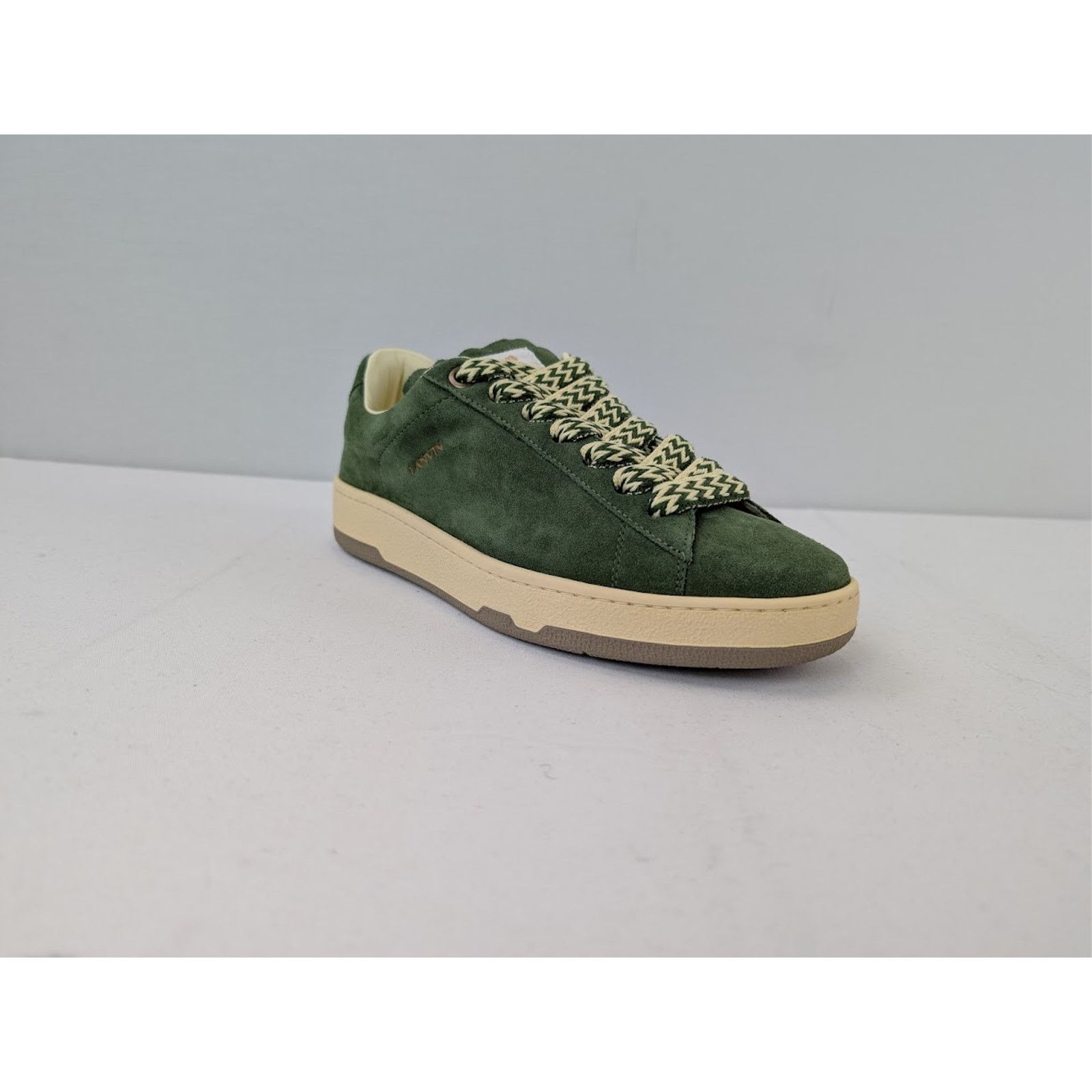 Lanvin o1rshd1 Curb Lite Low-Top Sneakers in Dark Green Size US 11 / EU 44 - 2 Thumbnail