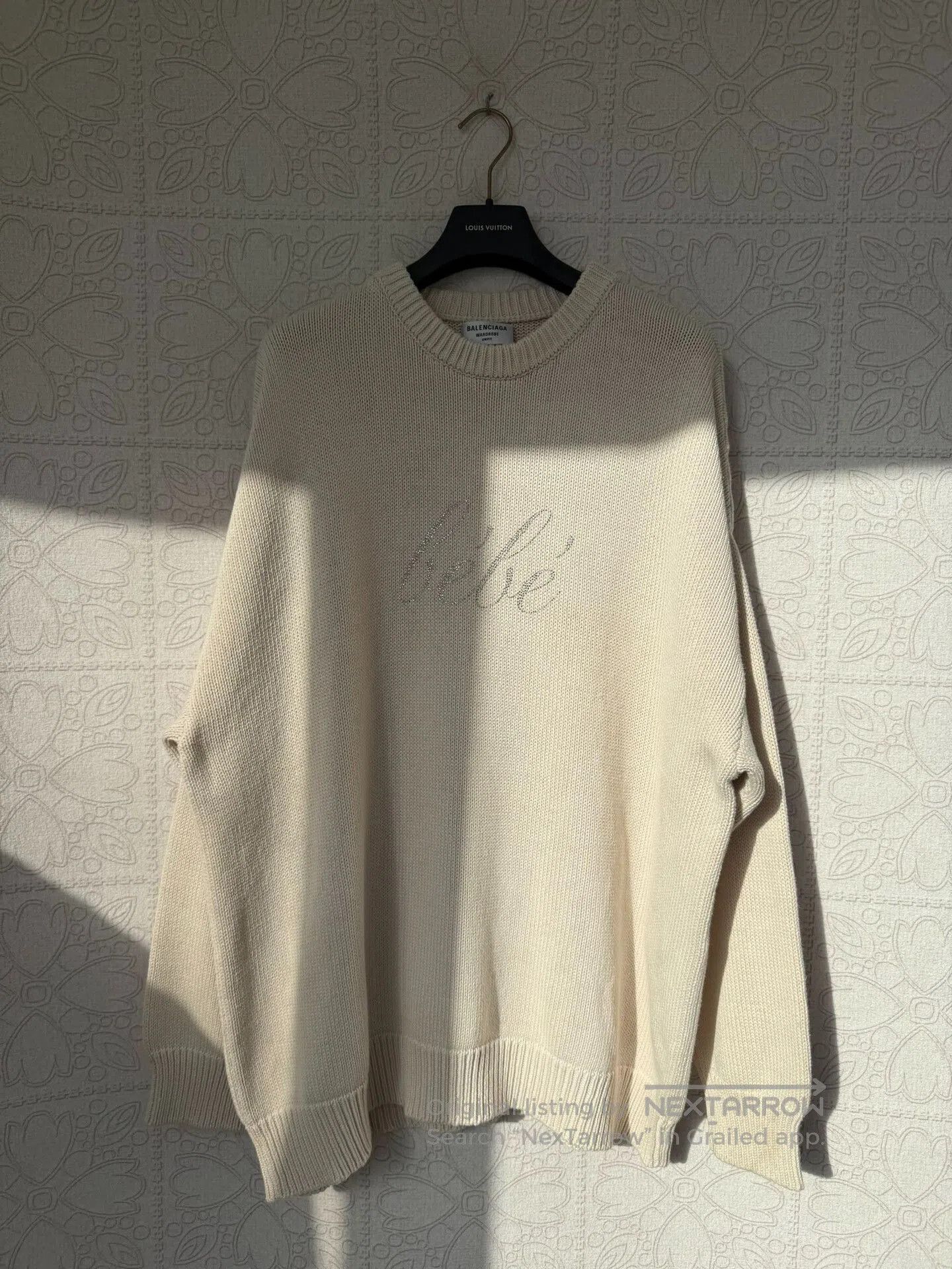 Balenciaga Balenciaga Bebe Diamond Sweater Size L. Size L / US 10 / IT 46 - 1 Thumbnail
