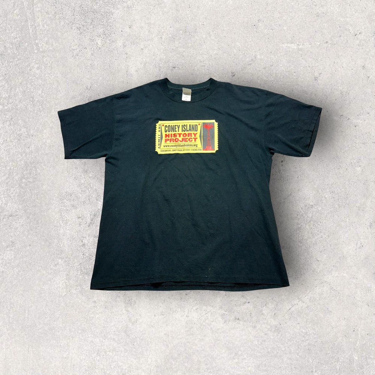 Gildan × Vintage Vintage Coney Island tee Size US XL / EU 56 / 4 - 1 Thumbnail