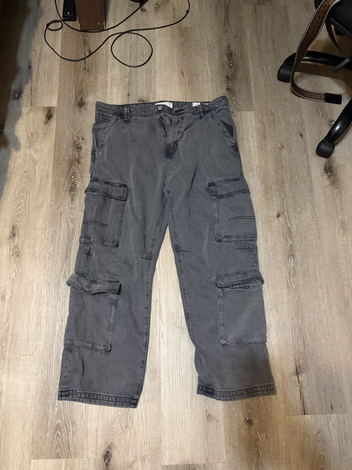 Pacsun Grey cargos Size US 36 / EU 52 - 3 Thumbnail