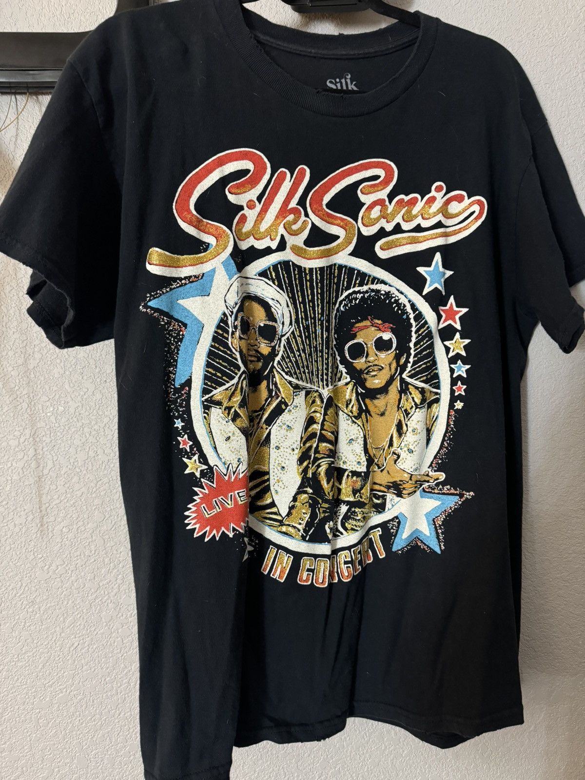 Band Tees Silk Sonic Live Tour Tee Size US L / EU 52-54 / 3 - 1 Thumbnail