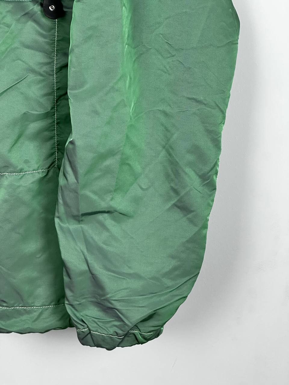 JET SET Vintage JET SET Nylon Metal Ski Green Anorak Light Jacket Size US XL / EU 56 / 4 - 4 Thumbnail