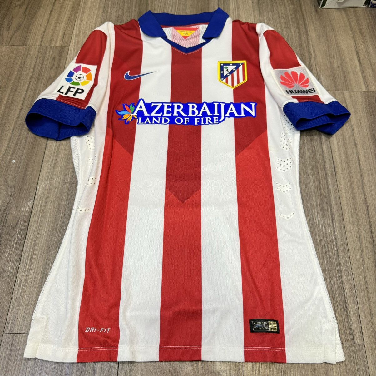 Nike Atletico Madrid 14/15 player issue home shirt #6 Koke Size US M / EU 48-50 / 2 - 1 Thumbnail