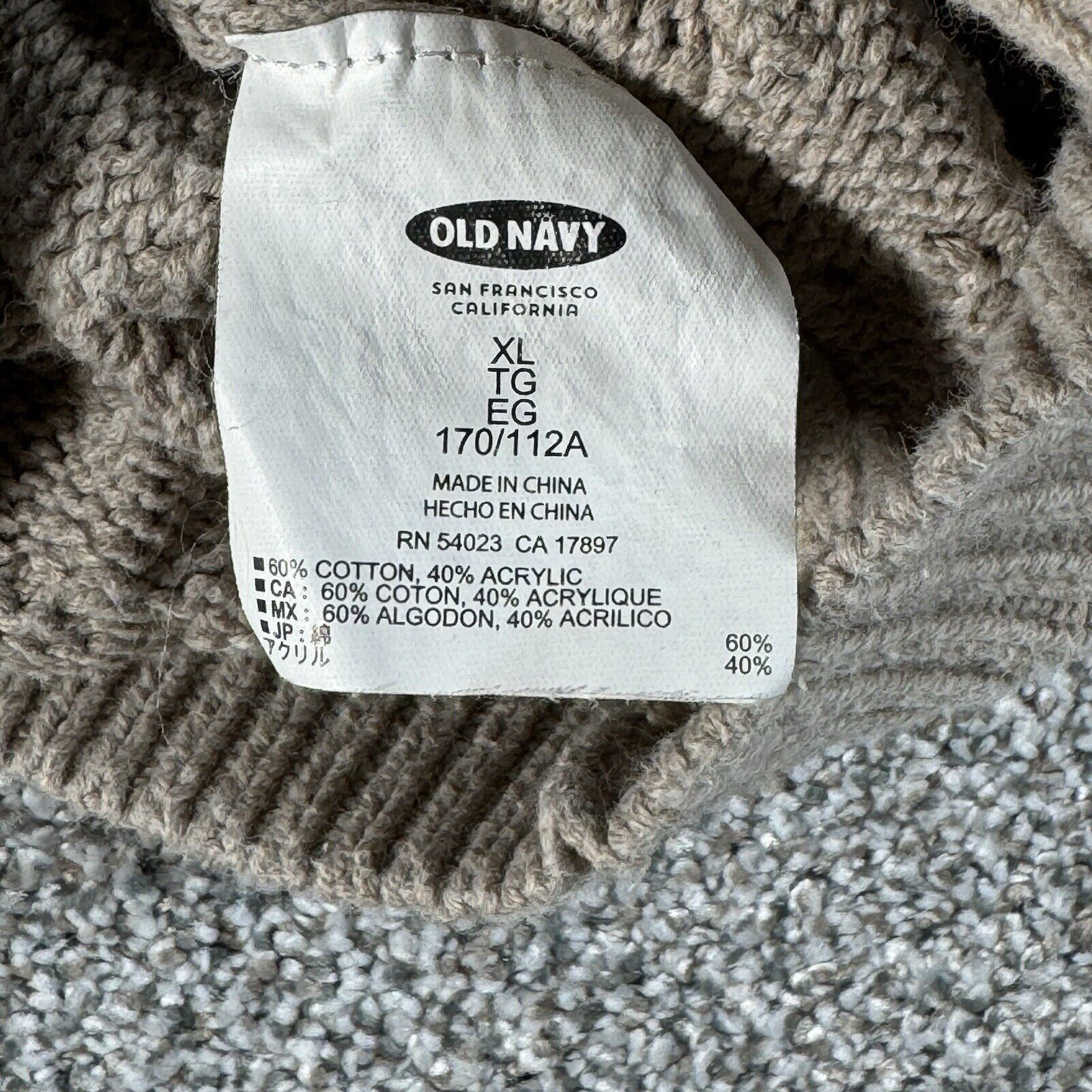 Old Navy Old Navy Sweater Women XL Grandpa Cozy Academia Cabincore Size XL / US 12-14 / IT 48-50 - 7 Thumbnail