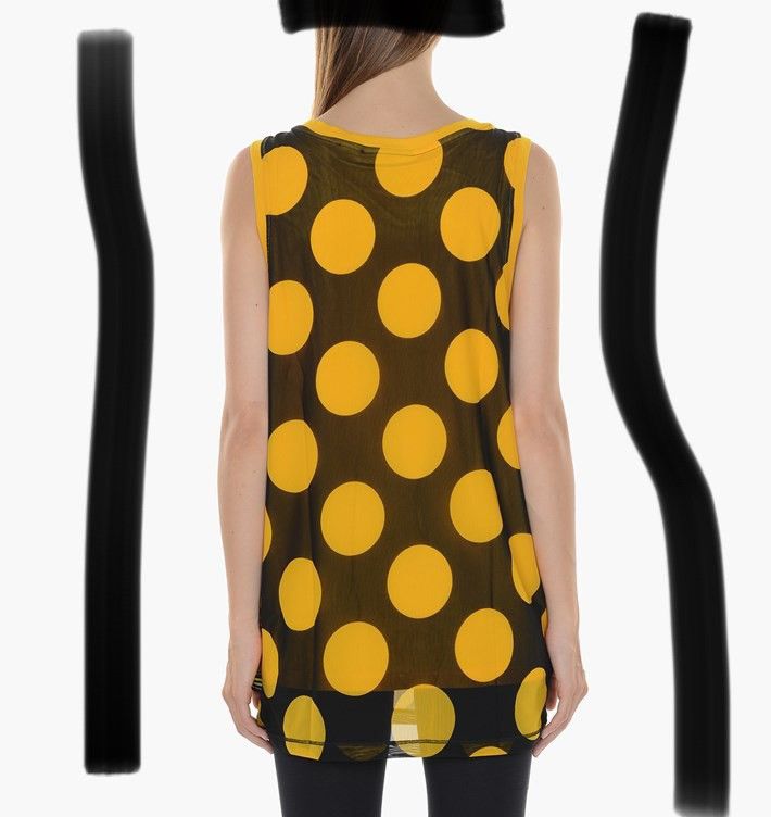 Adidas × Pharrell PHARRELL WILLIAMS Trefoil Polka Dot Sleeveless Dress Top Tank T-Shirt M Size S / US 4 / IT 40 - 11 Thumbnail