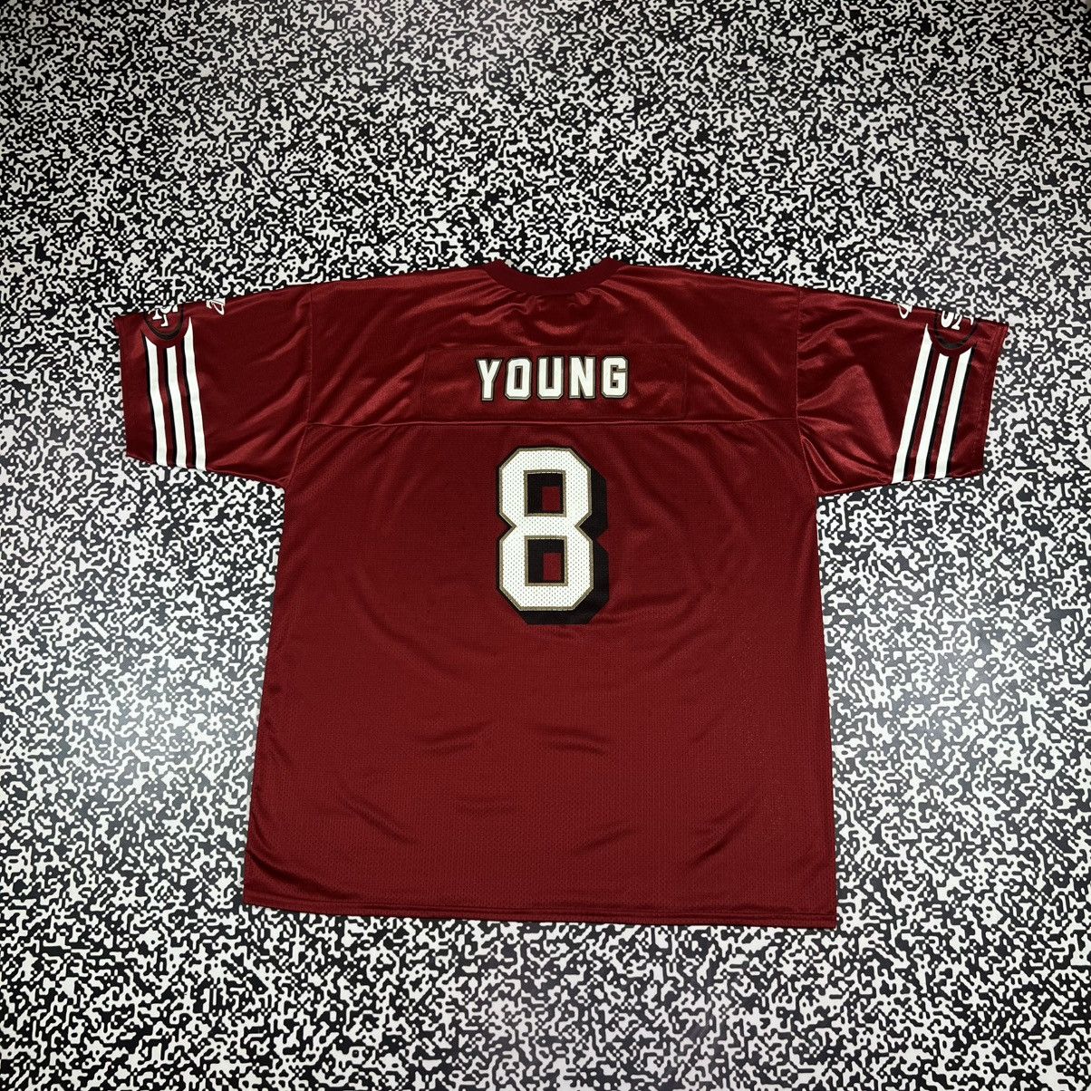NFL Vintage 90s San Francisco 49 ers Young NFL Jersey Y2K Style Size US XXL / EU 58 / 5 - 2 Thumbnail