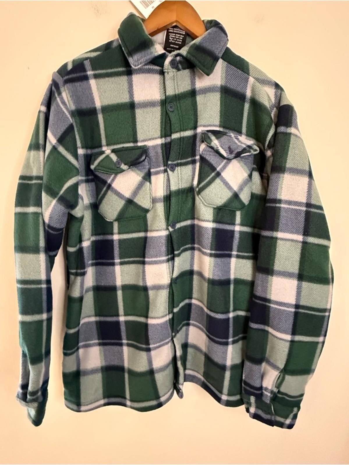 Other Original Deluxe plaid faux fur lined shirt jacket SZ M Size US M / EU 48-50 / 2 - 1 Thumbnail