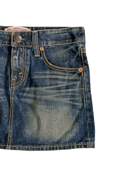 Levi's Vintage Clothing Levi Strauss & Co Denim Mini Skirt Size 30" / US 8 / IT 44 - 3 Thumbnail