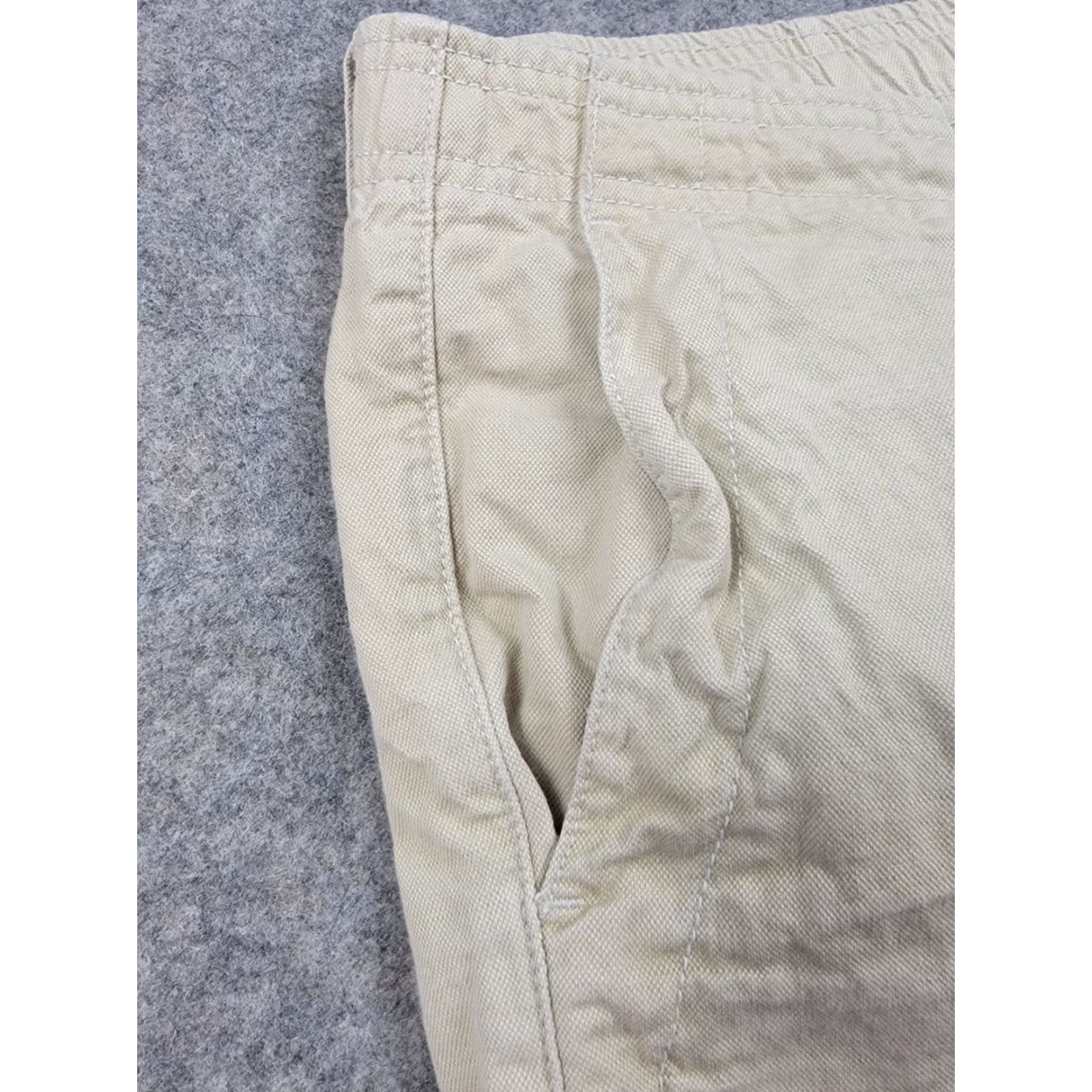 Tommy Bahama Tommy Bahama Shorts Mens XL Brown 9.5'' Inseam Linen Plend Casual Beach Vacation Bermuda Flat Front Pockets Drawstring Logo Zip Machine Washable Size US 36 / EU 52 - 2 Thumbnail