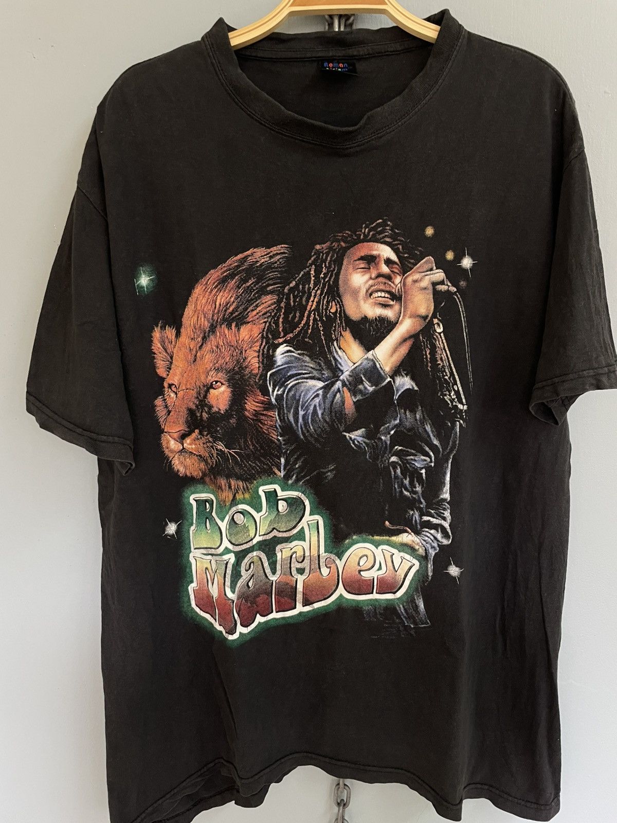 Rap Tees × Vintage Vintage Bob Marley bootleg t shirt Size US XL / EU 56 / 4 - 3 Thumbnail