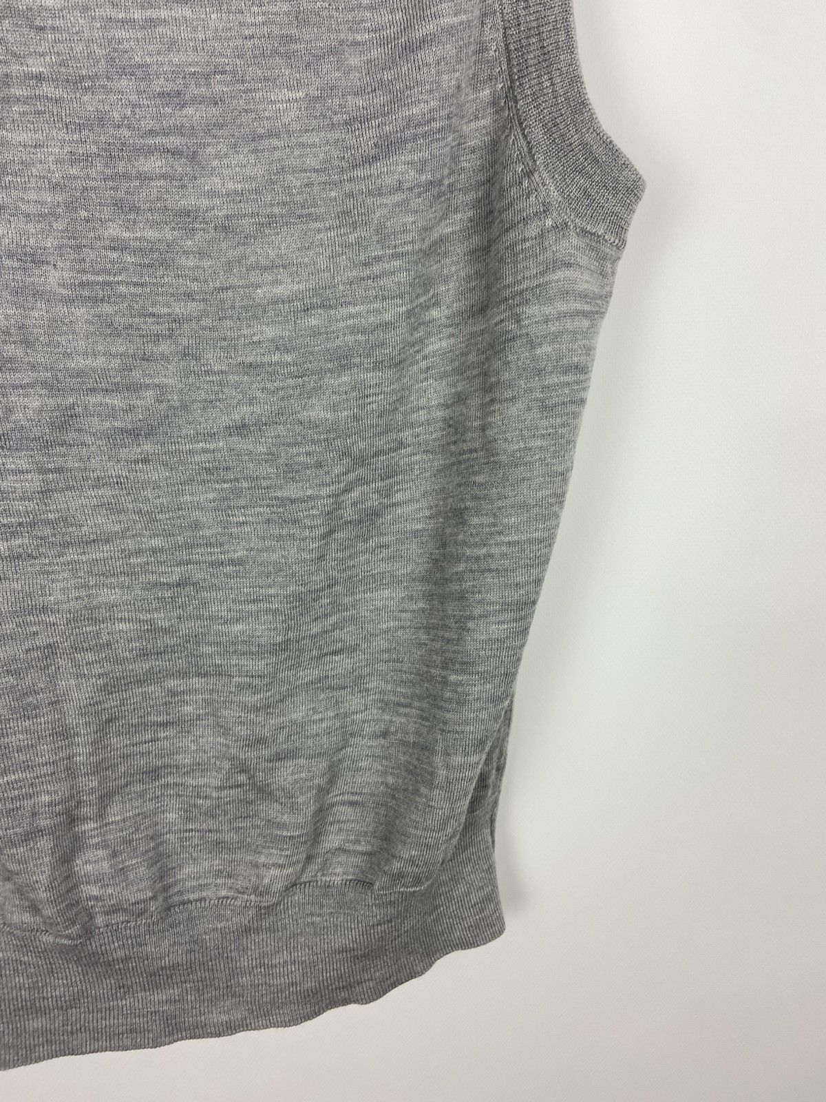 Designer × Suitsupply Suitsupply Gray Button Wool Vest Mens Size US S / EU 44-46 / 1 - 18 Thumbnail