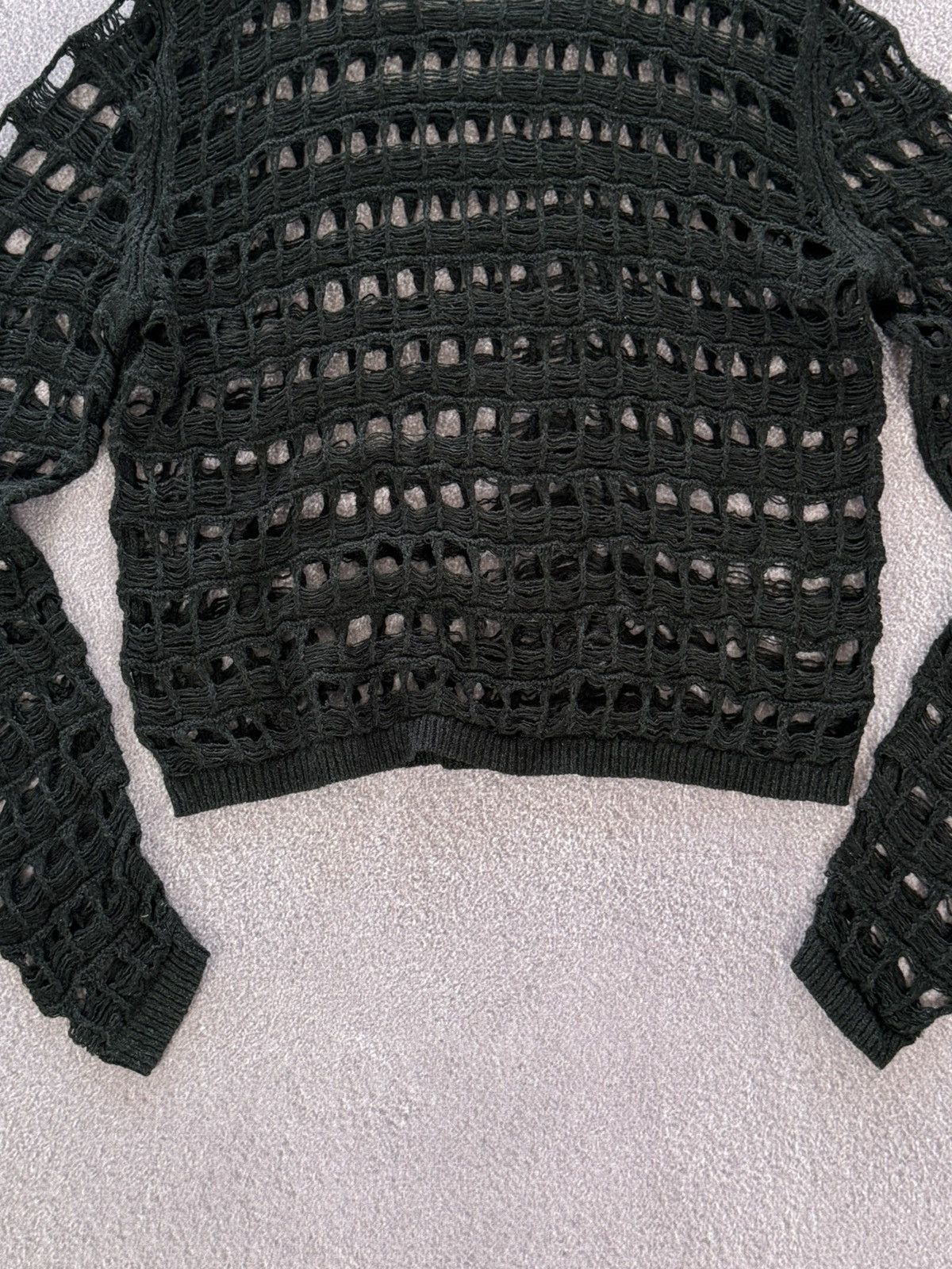 Hysteric Glamour Grunge Vibe Mesh Knit Crazy Fit Y2K Opium Long Sleeve Tee Size M / US 6-8 / IT 42-44 - 3 Thumbnail