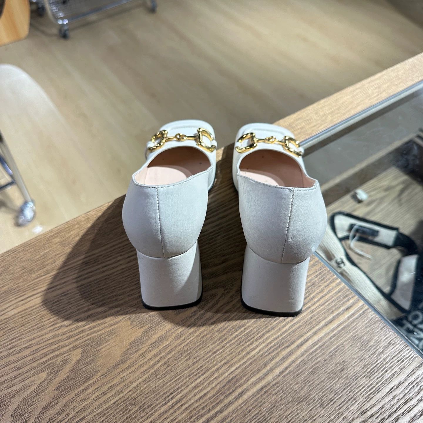 Gucci Gucci Horsebit Block Heel Pump mar672 36 Size US 5.5 / IT 35.5 - 3 Thumbnail