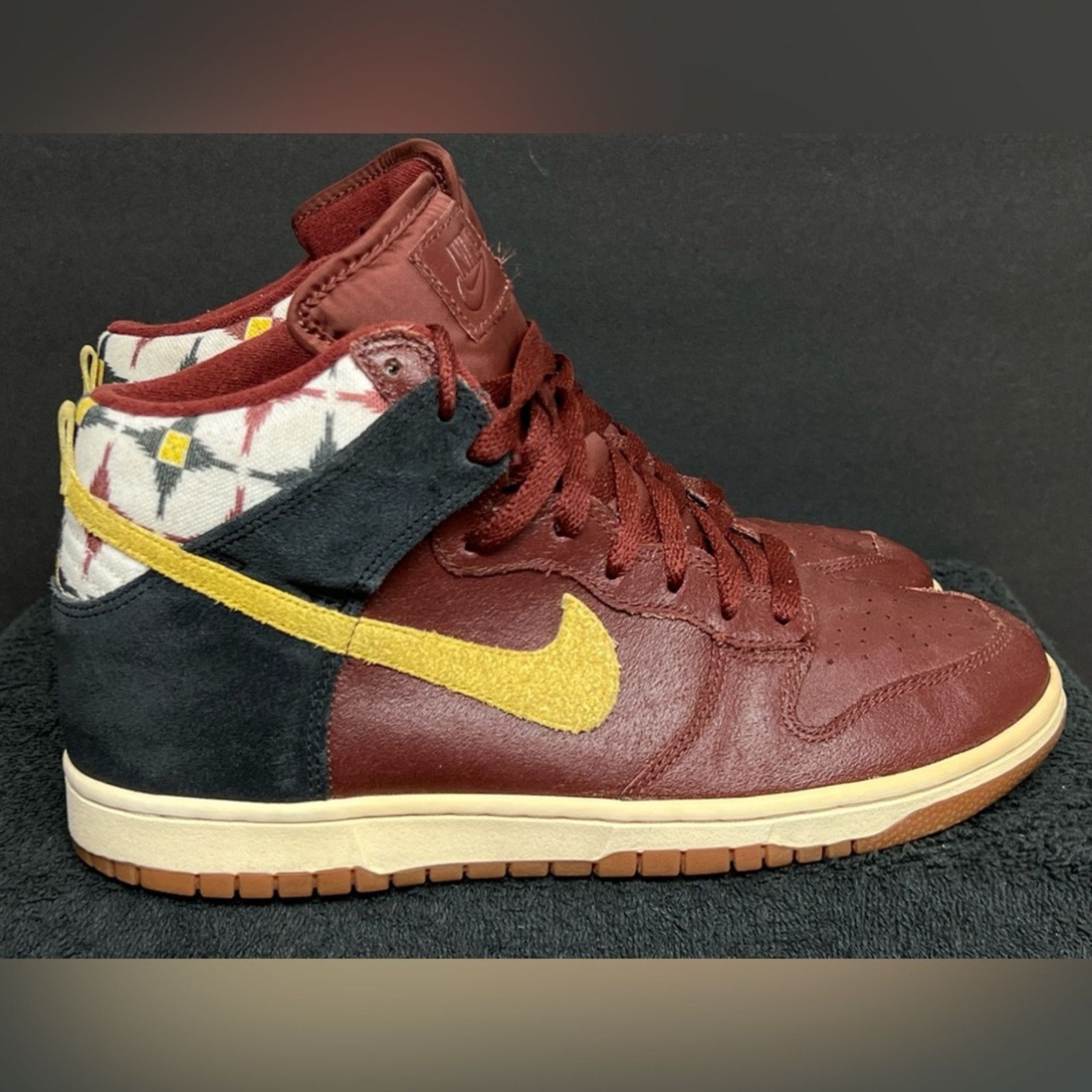 Nike Nike Dunk High " Aztec " Oxen Brown Lion Black SZ 8 RARE EUC Size US 8 / EU 41 - 2 Thumbnail