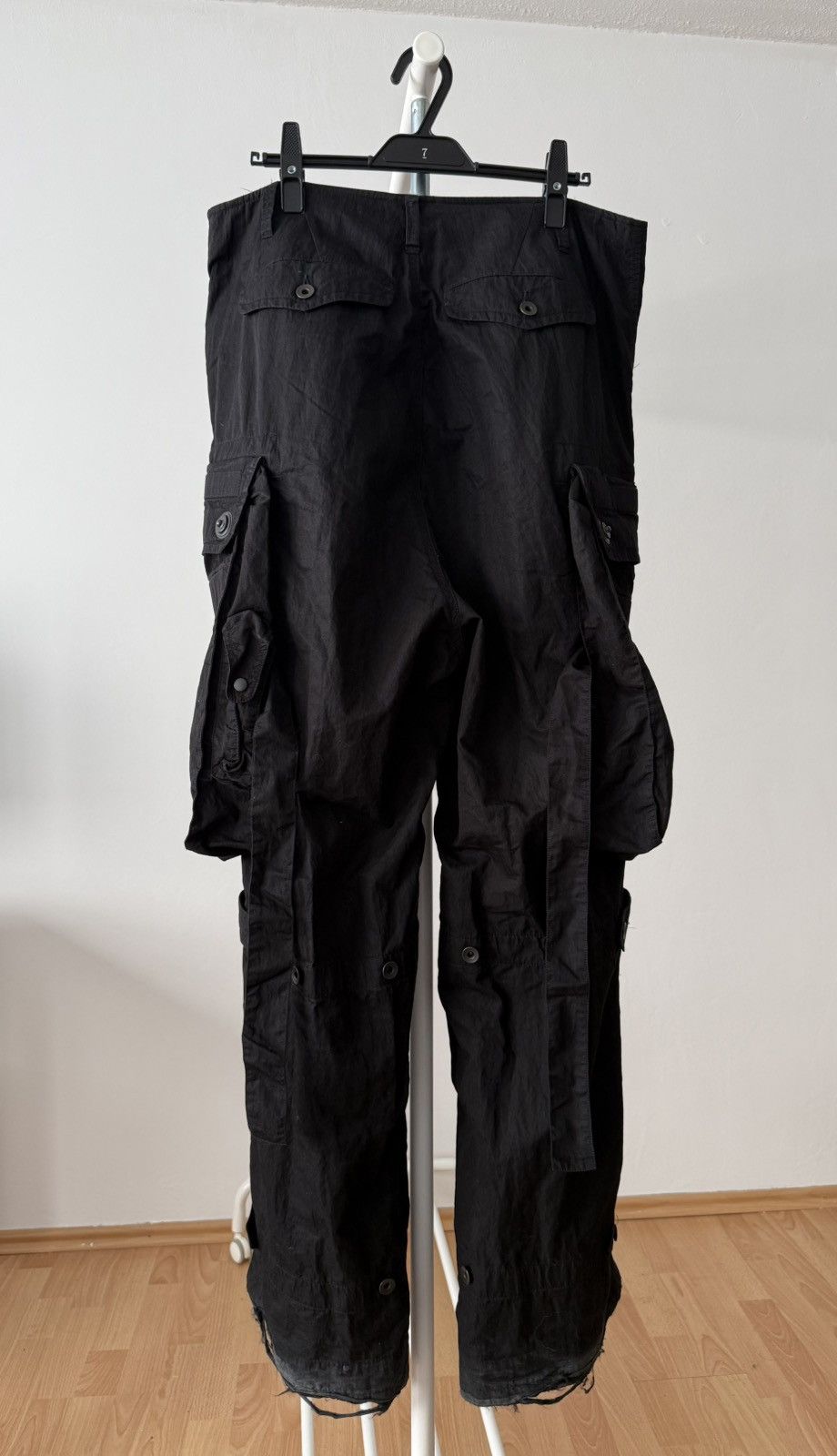 Julius Julius Gasmask Cargo Pants Black Size 4 Size US 36 / EU 52 - 2 Thumbnail