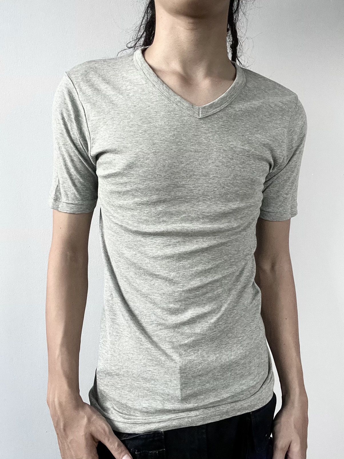 Helmut Lang Helmut Lang Grey Tee Size US M / EU 48-50 / 2 - 1 Thumbnail