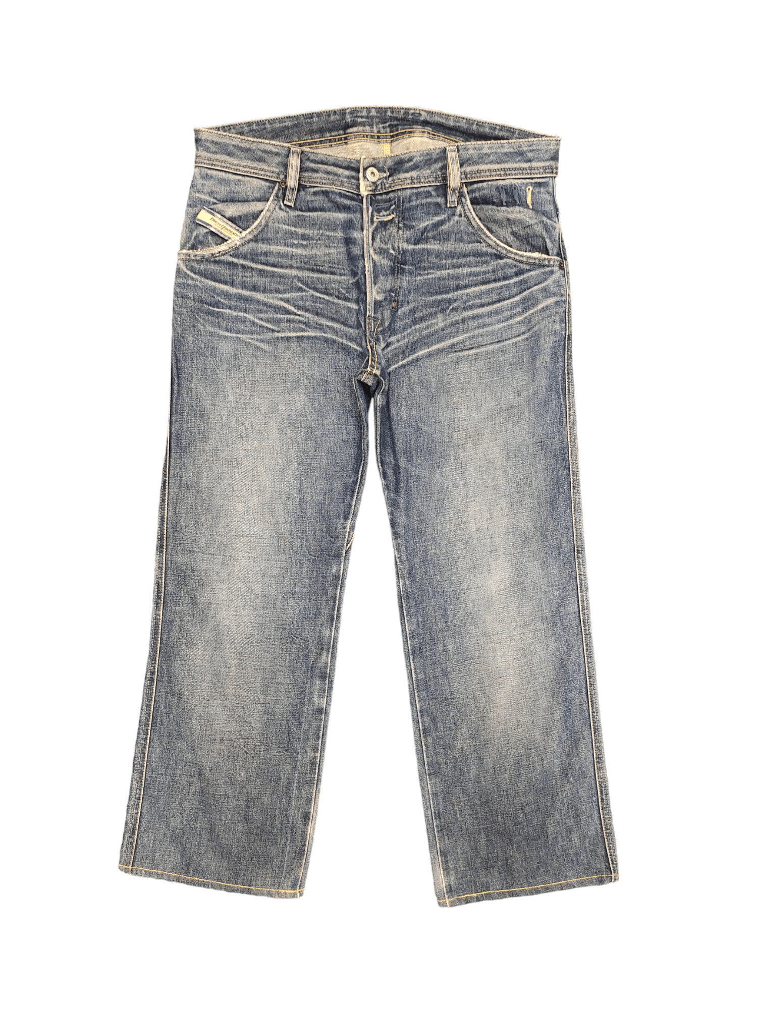 Diesel Wide Leg Jeans Diesel Clawmark Denim Loose Y2k Streetwear Size US 32 / EU 48 - 1 Thumbnail