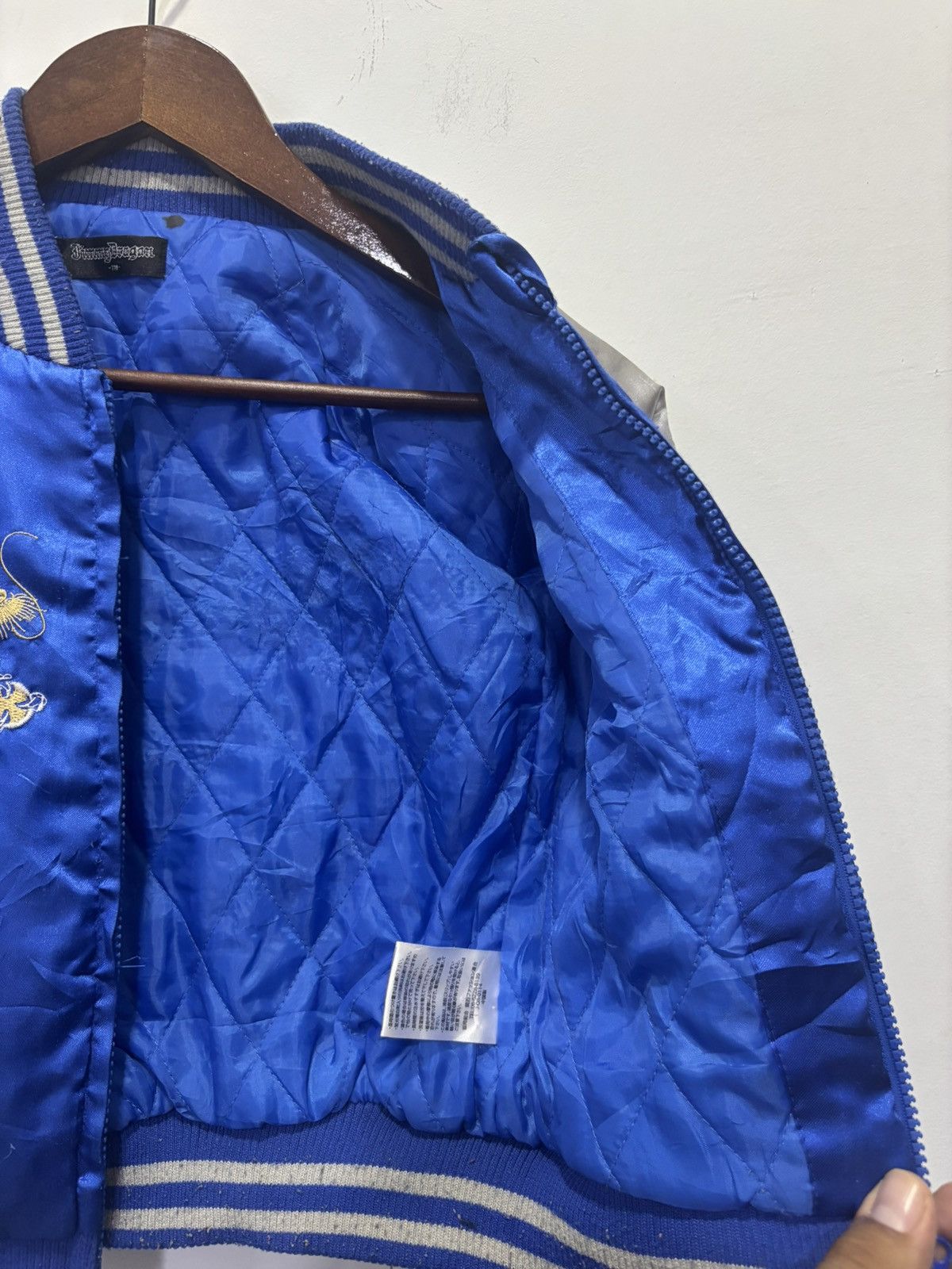 Japanese Brand Sukajan Dragon Kids Jacket Size US XXS / EU 40 - 7 Thumbnail