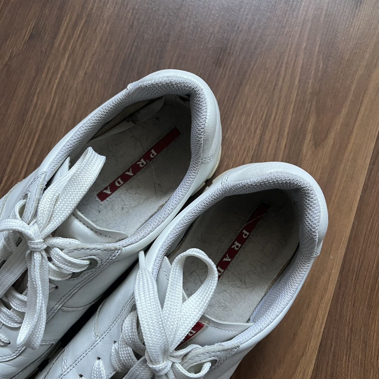 Prada Prada low-top sneakers white sneakers red label Size US 9 / EU 42 - 11 Thumbnail
