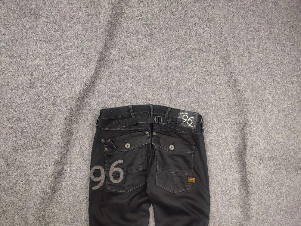 G-Star Vintage G-Star RAW 5620 Elwood Waxed Embro Jeans LGB Y2K Size US 29 - 1 Thumbnail