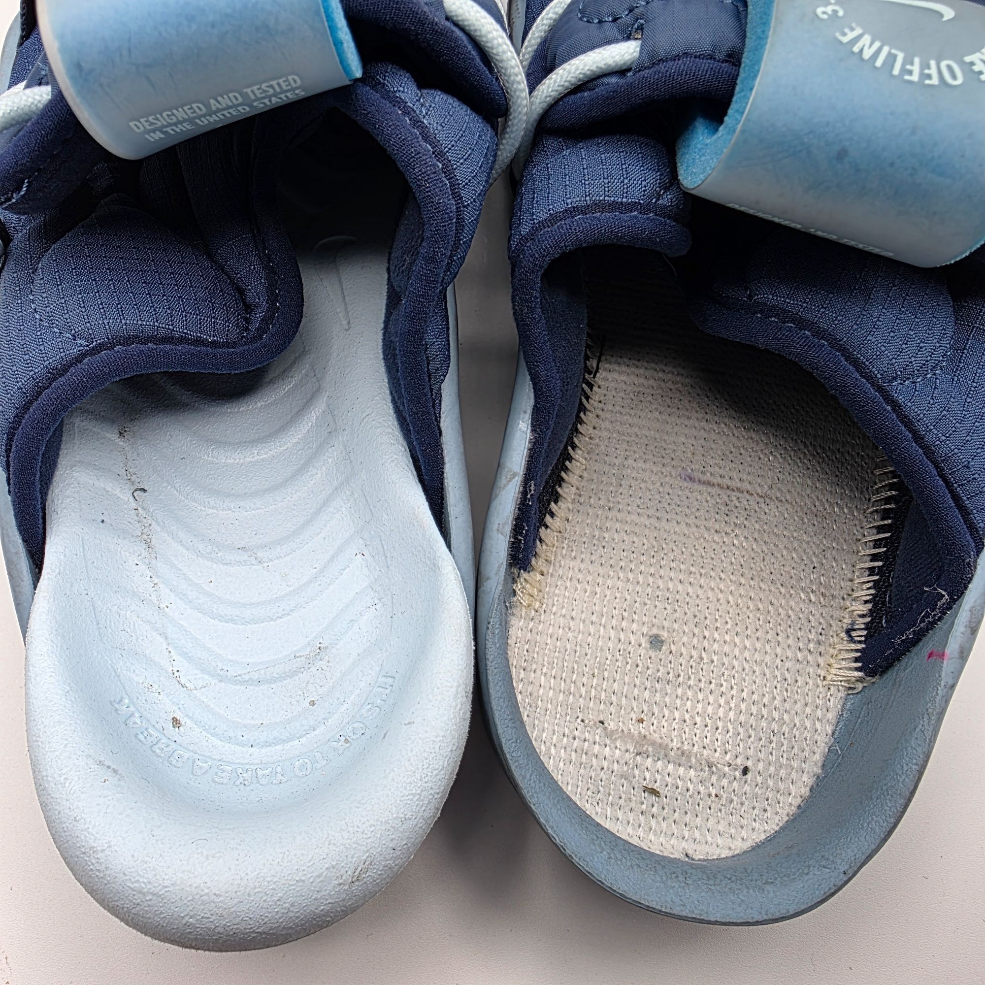 Nike Nike Offline 3.0 Mens Size 7.5 Mystic Navy Blue Sandals Summ Size US 7.5 / EU 40-41 - 6 Thumbnail