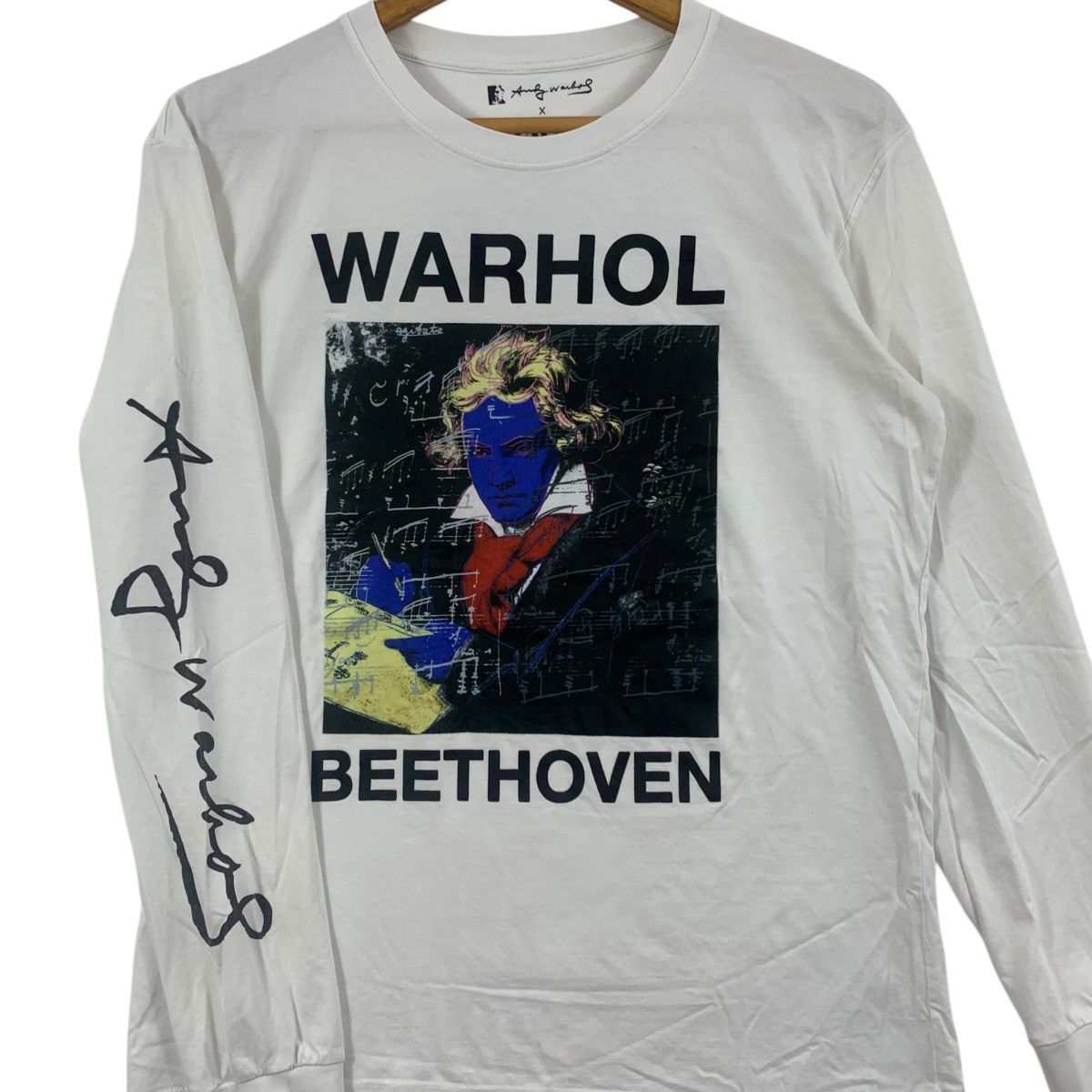 Andy Warhol × Zara ANDY WARHOL x ZARA Beethoven Picture Print White Shirt Size US M / EU 48-50 / 2 - 3 Thumbnail