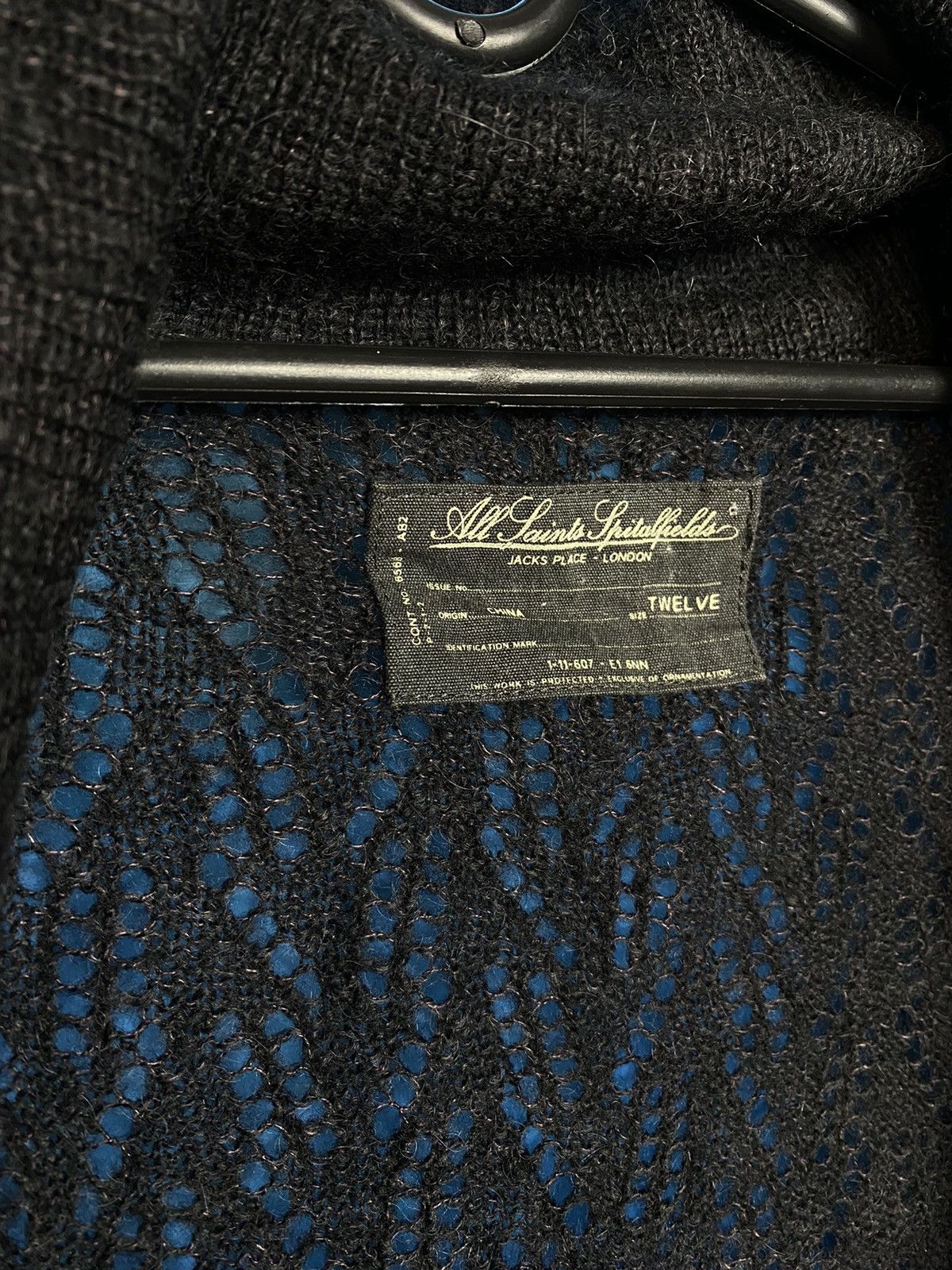 Allsaints × Vintage 💥 ALLSAINTS ASYMMETRICAL KNIT SWEATER Size XL / US 12-14 / IT 48-50 - 5 Thumbnail