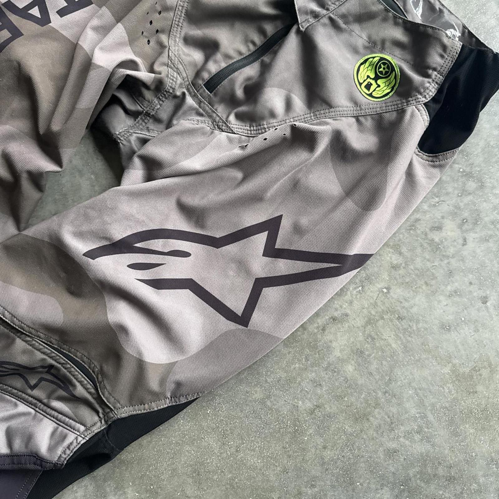 Other Alpinestars Astars Motocross Black & Green Pants Size US 38 / EU 54 - 6 Thumbnail